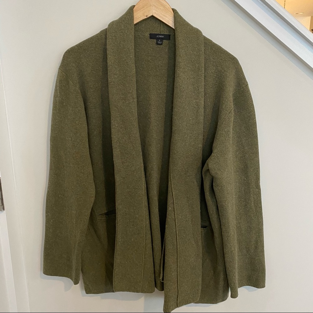 J. Crew | Camille sweater-blazer with shawl collar